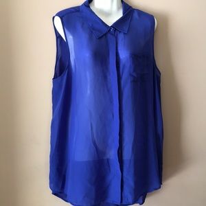 Sheer Blue Torrid Top